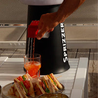 SPRIZZER linnovativa macchina per un Spritz perfetto in 5 secondi direttamente nel bicchiere Senza elettricita ne batterie Macchina ideale per preparare il tuo Spritz perfetto Nero