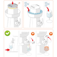 SPRIZZER linnovativa macchina per un Spritz perfetto in 5 secondi direttamente nel bicchiere Senza elettricita ne batterie Macchina ideale per preparare il tuo Spritz perfetto Rosso