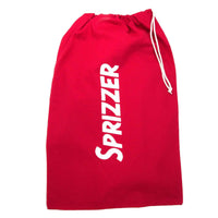 SPRIZZER Sacca in cotone rosso 100% lavabile per trasporto Sprizzer XL già montato, sicura e resistente SPRIZZER-SACCA-ROSSA