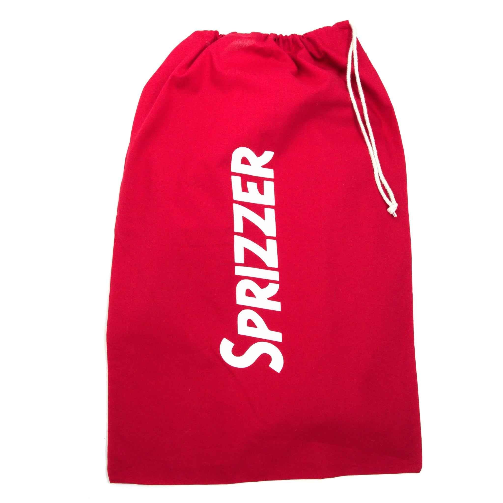 SPRIZZER Sacca in cotone rosso 100% lavabile per trasporto Sprizzer XL già montato, sicura e resistente SPRIZZER-SACCA-ROSSA