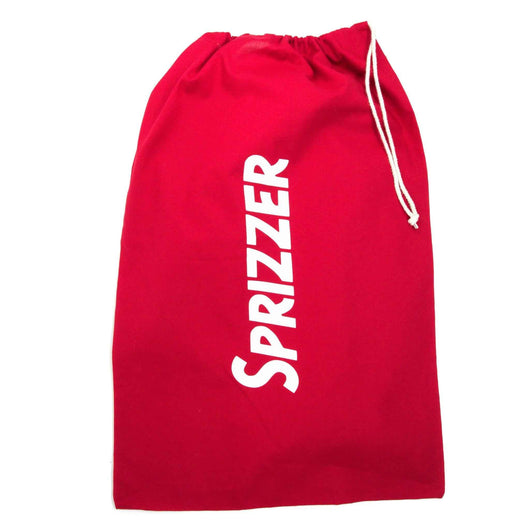 SPRIZZER Sacca in cotone rosso 100% lavabile per trasporto Sprizzer XL già montato, sicura e resistente SPRIZZER-SACCA-ROSSA