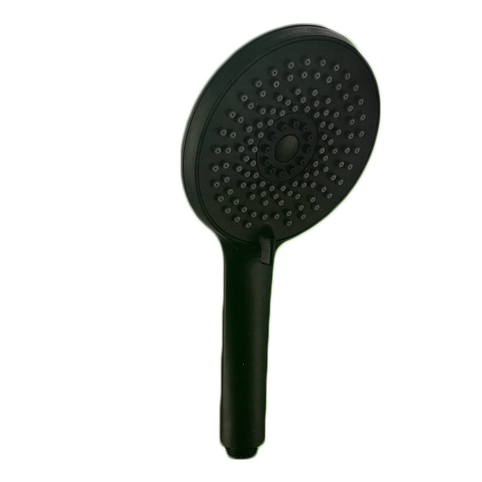 Doccetta vulcano 4 getti abs nero opaco diametro 110