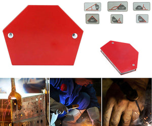 SQUADRA MAGNETICA MAGNETE SALDATURA 30° 45° 60° 75° 90° 120° 25LB 12Kg ESAGONALE