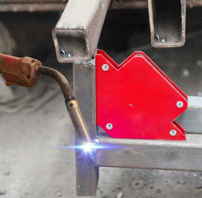 SQUADRA MAGNETICA PER SALDATURA MAGNETE SALDATURA 45° 90° 135°  25LB 3" 456063