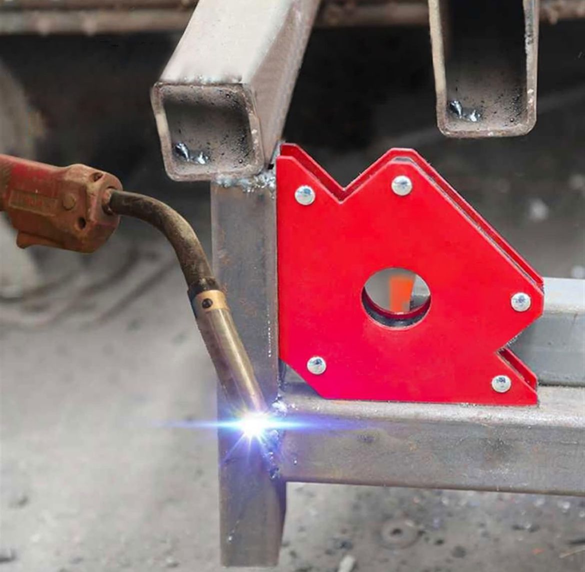 SQUADRA MAGNETICA PER SALDATURA MAGNETE SALDATURA  45° 90° 135° 50LB 4" 456064