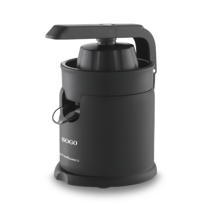 SPREMIAGRUMI ELETTRICO CON LEVA 100 WATT CAPACITA' 250ML IN TOTAL BLACK