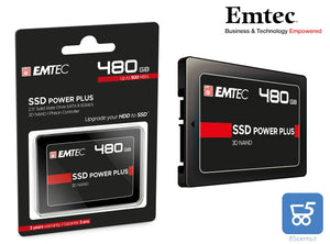 SSD STATO SOLIDO 2,5 480GB EMTEC SATA III 3D NAND 520Mbps