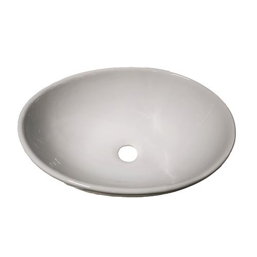 Lavabo da appoggio stock  Bianco L.42 x P.33 x H.14,5 cmLINPH