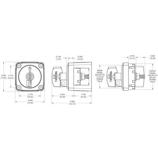 STACCA BATTERIA C/CHIAVE E CHIUSURA