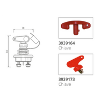 STACCA BATTERIA OTTONE