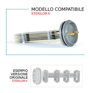 Cella Elettrolitica Compatibile Per Sterilizzatore A Sale Sterilor Ak/aks 150, Enduro Sc25 E Iph 150