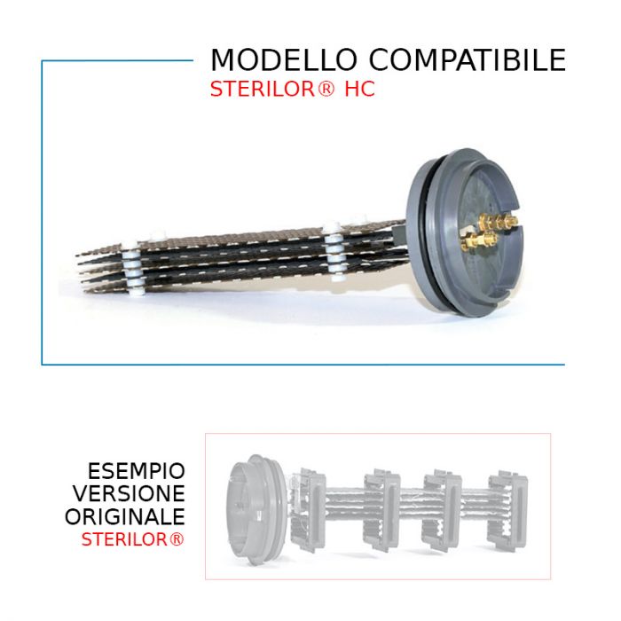 Vaso Trasparente Per Cella Elettrolitica Compatibile Sterilor