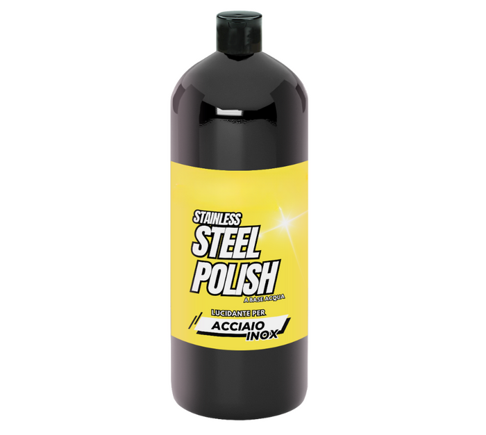 Steel Polish Per Acciaio Inox 1 KG Pasta Lucidante Per lucidare Cucina Bagno Ossidato Graffiato Opacizzato Macchiato Pulire Gioielli Orologio Barca