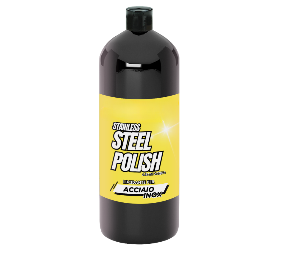 Steel Polish Per Acciaio Inox 1 KG Pasta Lucidante Per lucidare Cucina Bagno Ossidato Graffiato Opacizzato Macchiato Pulire Gioielli Orologio Barca