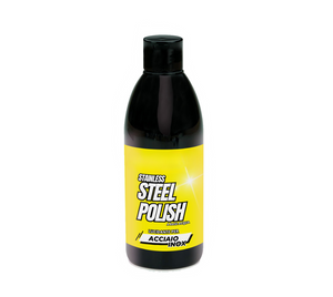 Steel Polish Per Acciaio Inox 250 gr Pasta Lucidante Per lucidare Cucina Bagno Ossidato Graffiato Opacizzato Macchiato Pulire Gioielli Orologio Barca