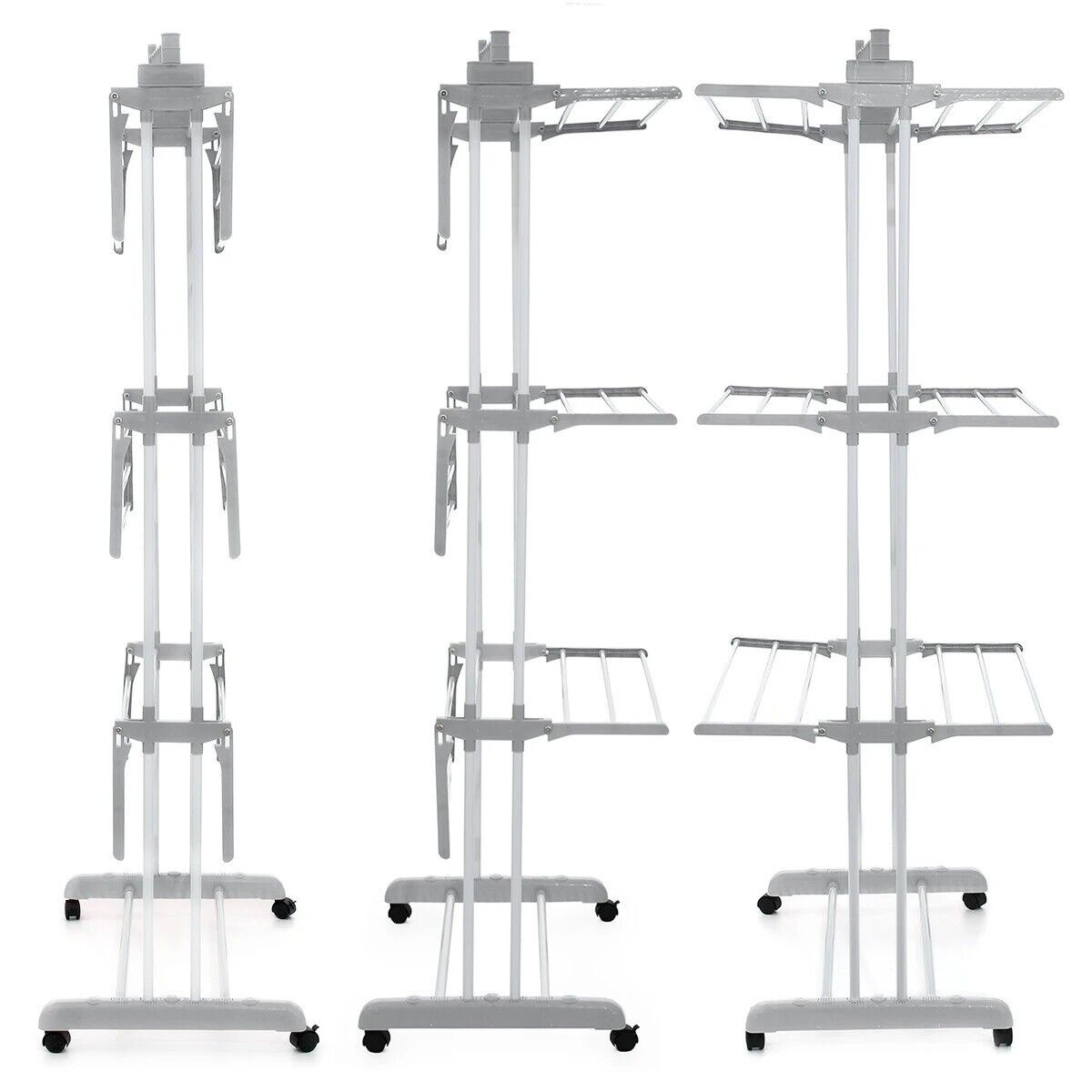 STENDIBIANCHERIA VERTICALE RICHIUDIBILE SALVASPAZIO MODULARE STENDINO BIANCHERIA