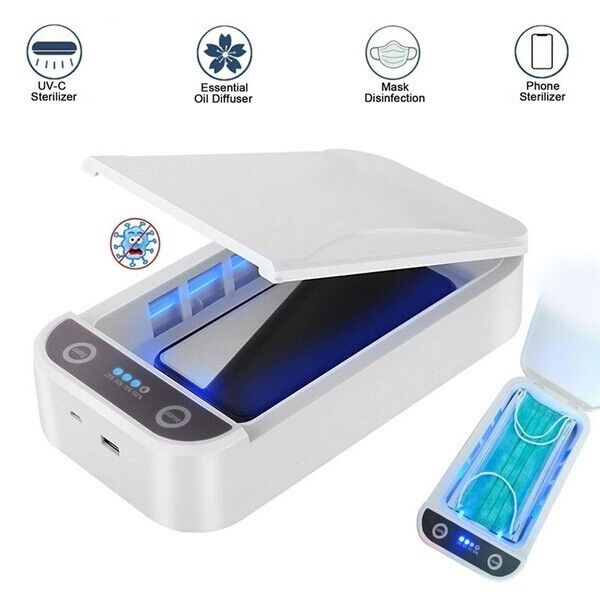 STERILIZZATORE UV A RAGGI ULTRAVIOLETTI OZONO X MASCHERINE GIOIELLI CELLULARI