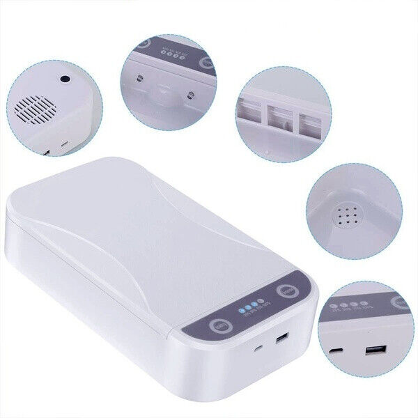 STERILIZZATORE UV A RAGGI ULTRAVIOLETTI OZONO X MASCHERINE GIOIELLI CELLULARI