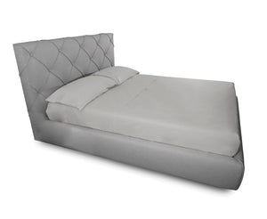 Completo Lenzuola In 100% Cotone In Tinta Unita Made In Italy - Singolo - Grigio