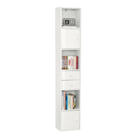 Armadio Colonna salvaspazio Mobiletto salvaspazio Scaffale Alto Cassettiera Bagno Mobiletto Bagno STR10-W