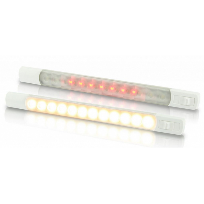 STRIP LED BIANCO CALDO/ROSSO 12V