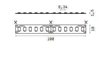 STRIP LED STRIP LED 15W/MT 2700K CRI90 IP20