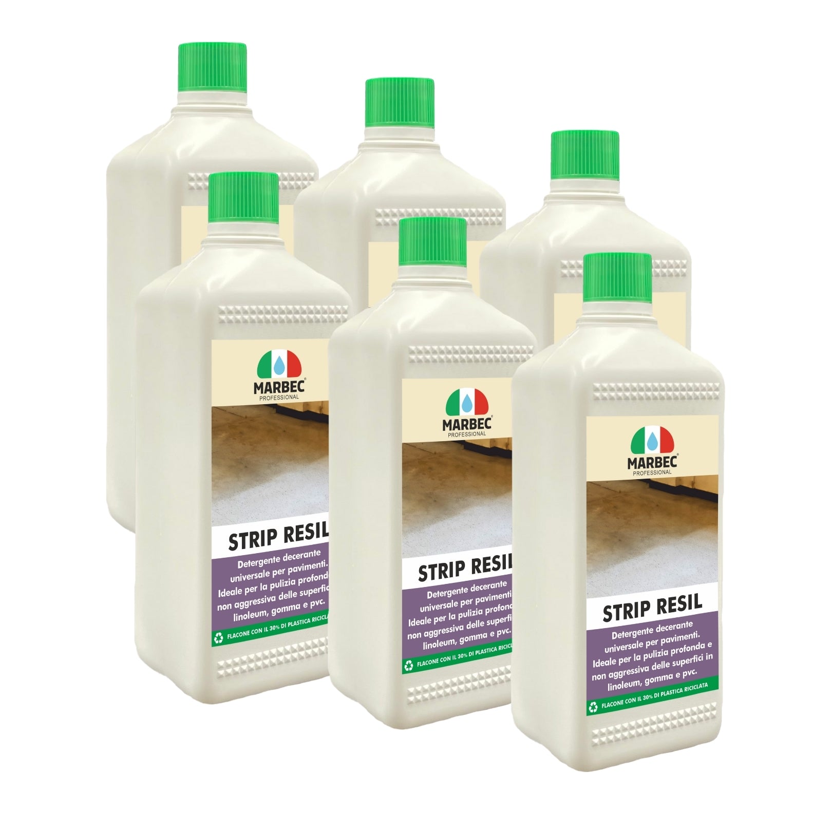 Pulizia linoleum STRIP RESIL   1LTx6Pz