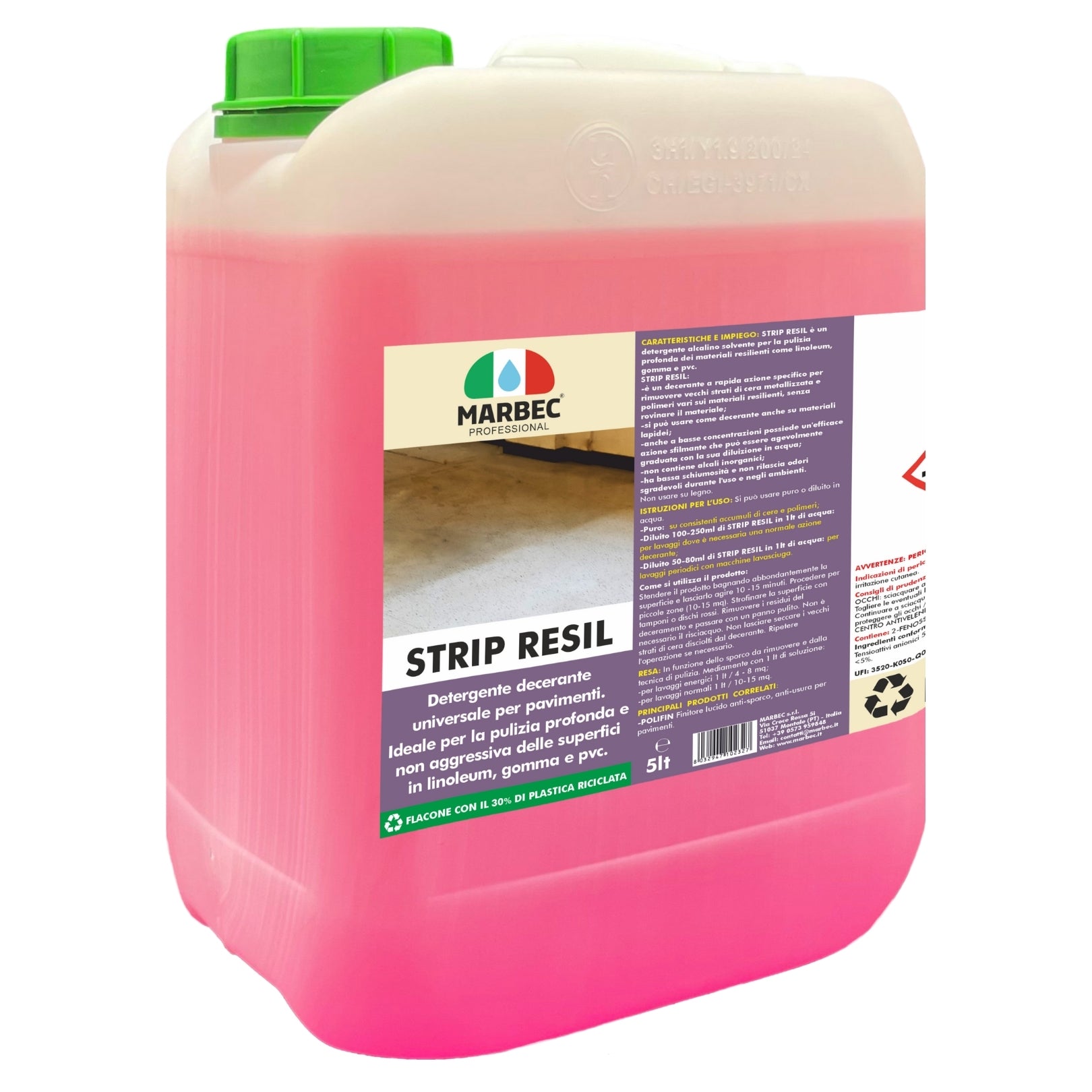 Pulizia linoleum STRIP RESIL   5LT
