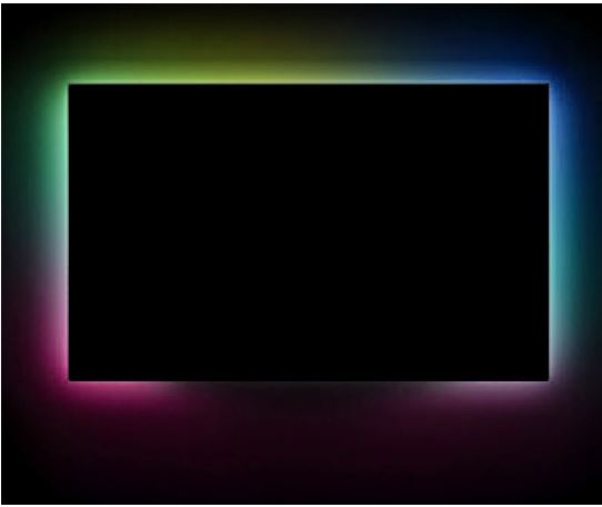 STRISCA LED RGB USB PER RETROILLUMINAZIONE TV 2 MT