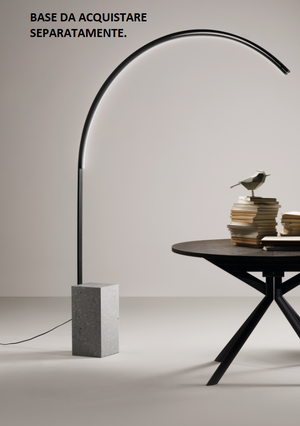 STRUTTURA PIANTANA BIBLIO NERA LED 3000K 1380LM 33W DIMMERABILE DA ABBINARE A BASE PER PIANTANA