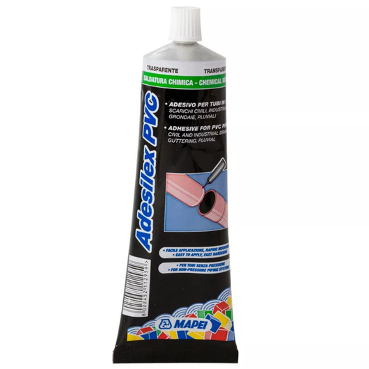 Adesilex pvc mapei per incollaggio tubazioni in plastica 125 g