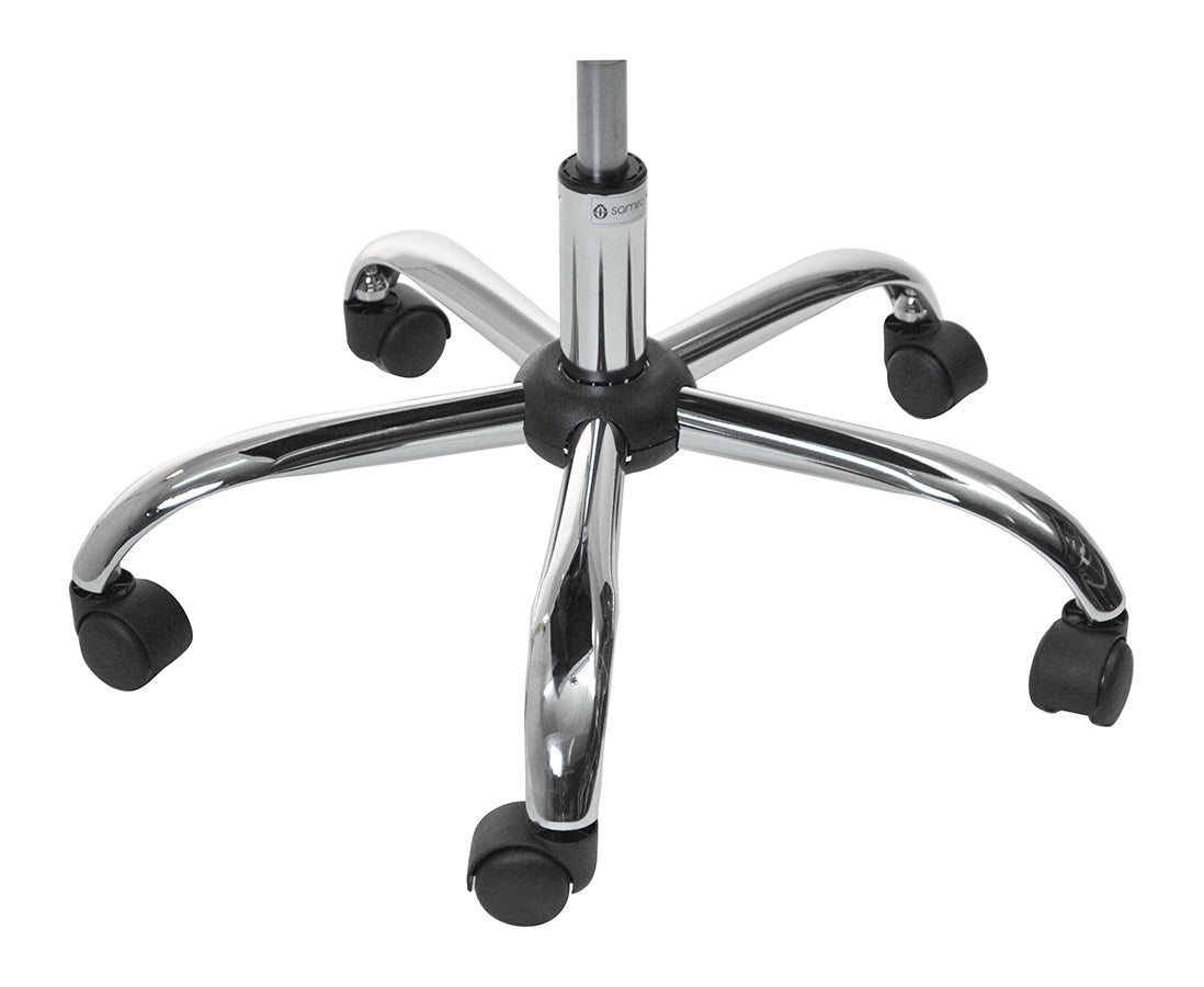 Sedia da ufficio direzionale, poltrona operativa in tessuto traforato e ecopelle bianca SU-08ETSI