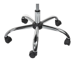 Sedia da ufficio direzionale, poltrona operativa in tessuto traforato e ecopelle bianca SU-08ETSI