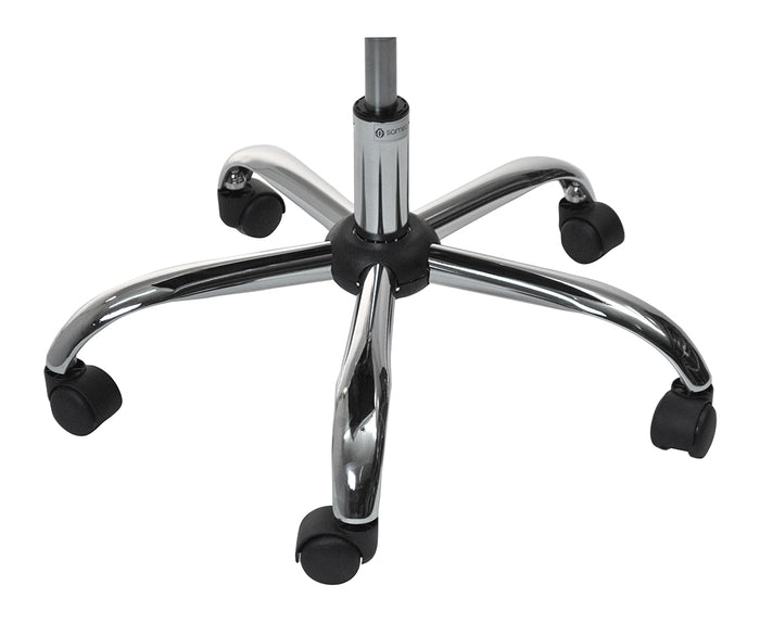 Sedia da ufficio operativa girevole, sedia regolabile in tessuto nero - Pavia - SU-10TPV