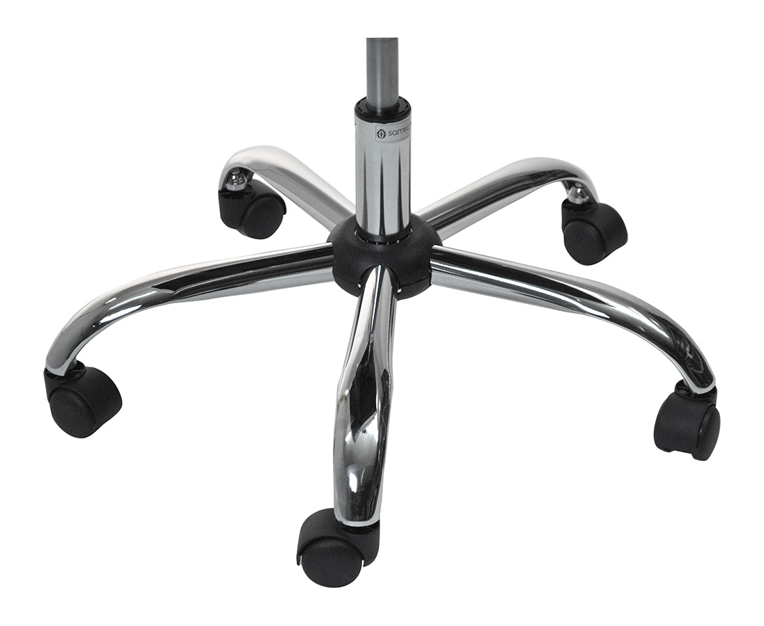 Sedia ufficio operativa girevole, poltrona direzionale ecopelle beige SU-11EAT