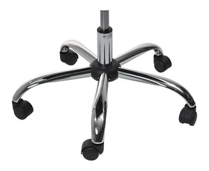 Sedia ufficio operativa girevole, poltrona direzionale ecopelle beige SU-11EAT