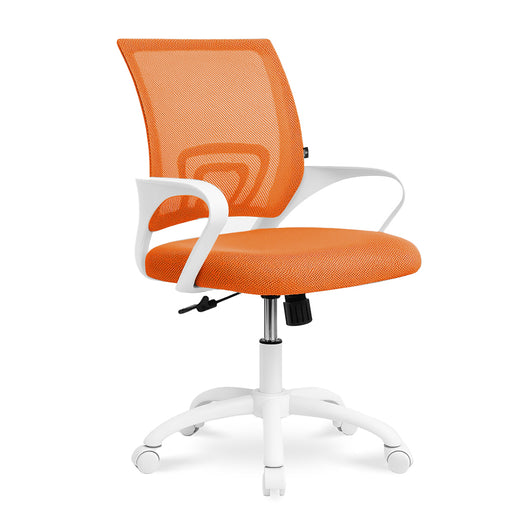 Sedia da ufficio ergonomica girevole arancione Ã¢â¬â Happy