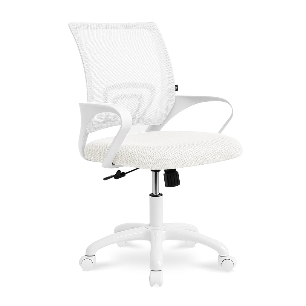 Sedia da ufficio ergonomica girevole bianca - Happy - SU08HAPP