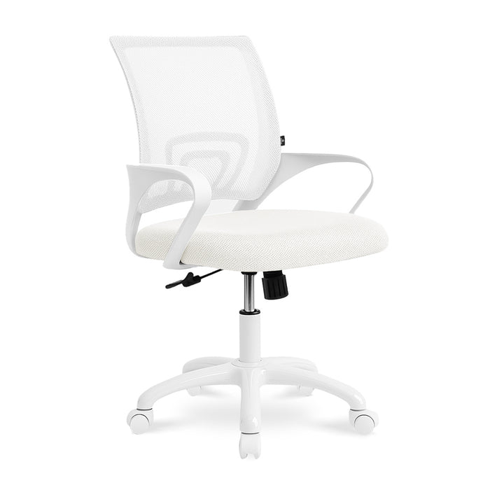 Sedia da ufficio ergonomica girevole bianca - Happy - SU08HAPP