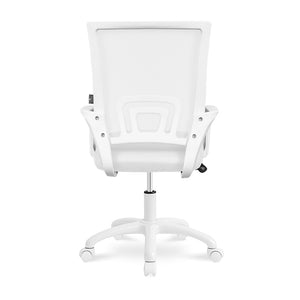 Sedia da ufficio ergonomica girevole bianca - Happy - SU08HAPP