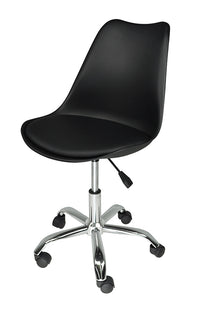 Sedia da ufficio girevole, sedia da scrivania nera con rotelle SALLY SU10SAPM