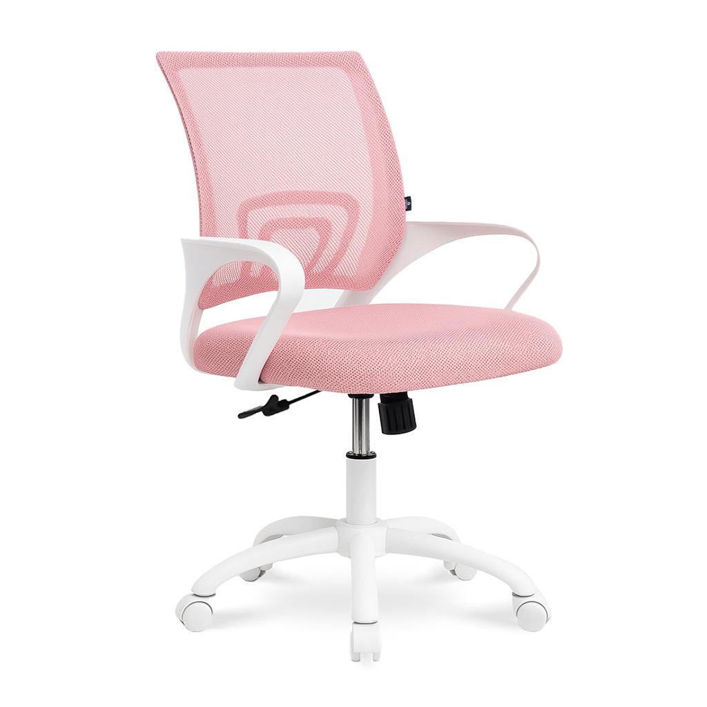 Sedia da ufficio ergonomica girevole rosa Ã¢â¬â Happy
