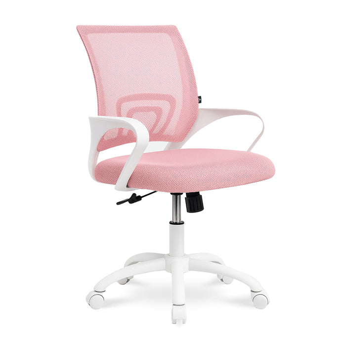 Sedia da ufficio ergonomica girevole rosa Ã¢â¬â Happy