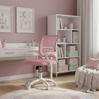 Sedia da ufficio ergonomica girevole rosa Ã¢â¬â Happy