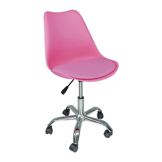 Sedia da ufficio girevole, sedia da scrivania fucsia con rotelle mod. SALLY - SU29SAPM