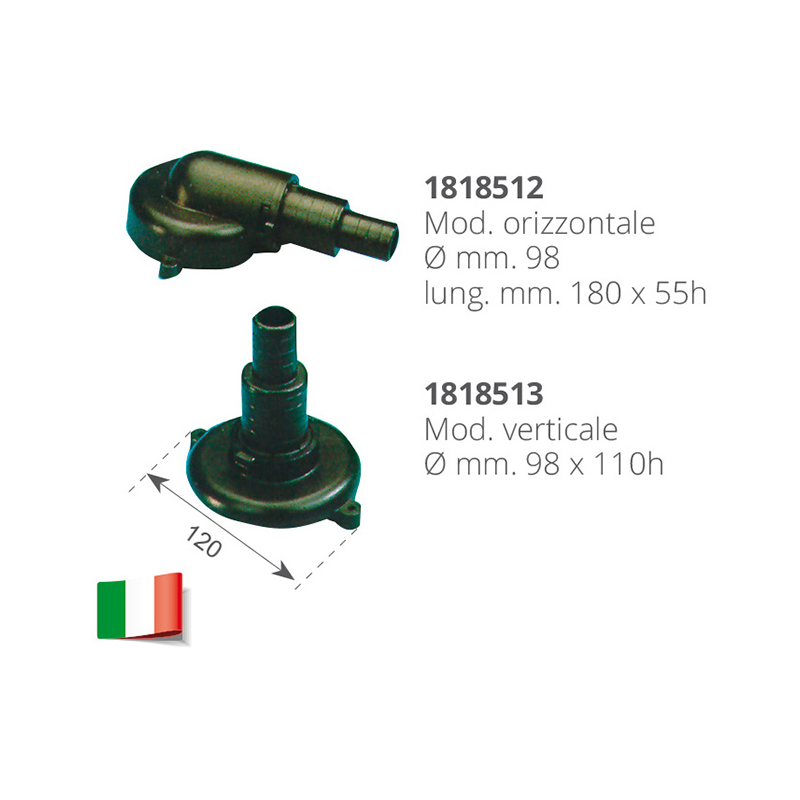 SUCCHIAR. PVC C/VALVOLA Ø MM.25-40