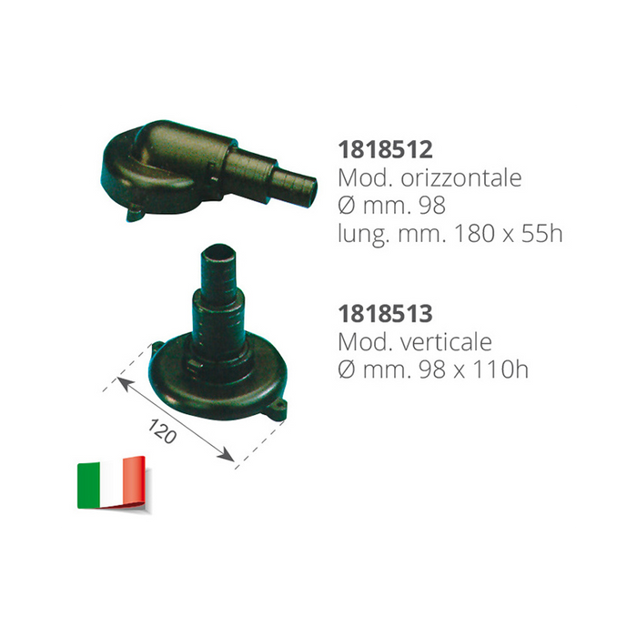 SUCCHIAROLA PVC VERTIC.Ø MM.25-40