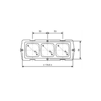 SUPPORTO A TRE MODULI