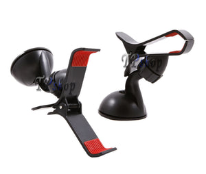 SUPPORTO AUTO UNIVERSALE VENTOSA A PINZA PER SMARTPHONE IPHONE HTC SAMSUNG