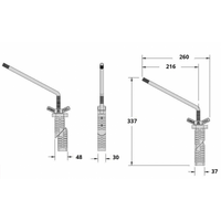 SUPPORTO DI FISSAGGIO BARBECUE